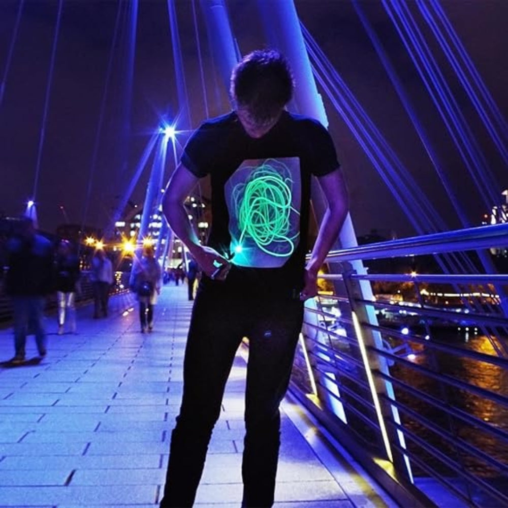Glow in the Dark Interactive T shirt for Parties, Birthdays & More