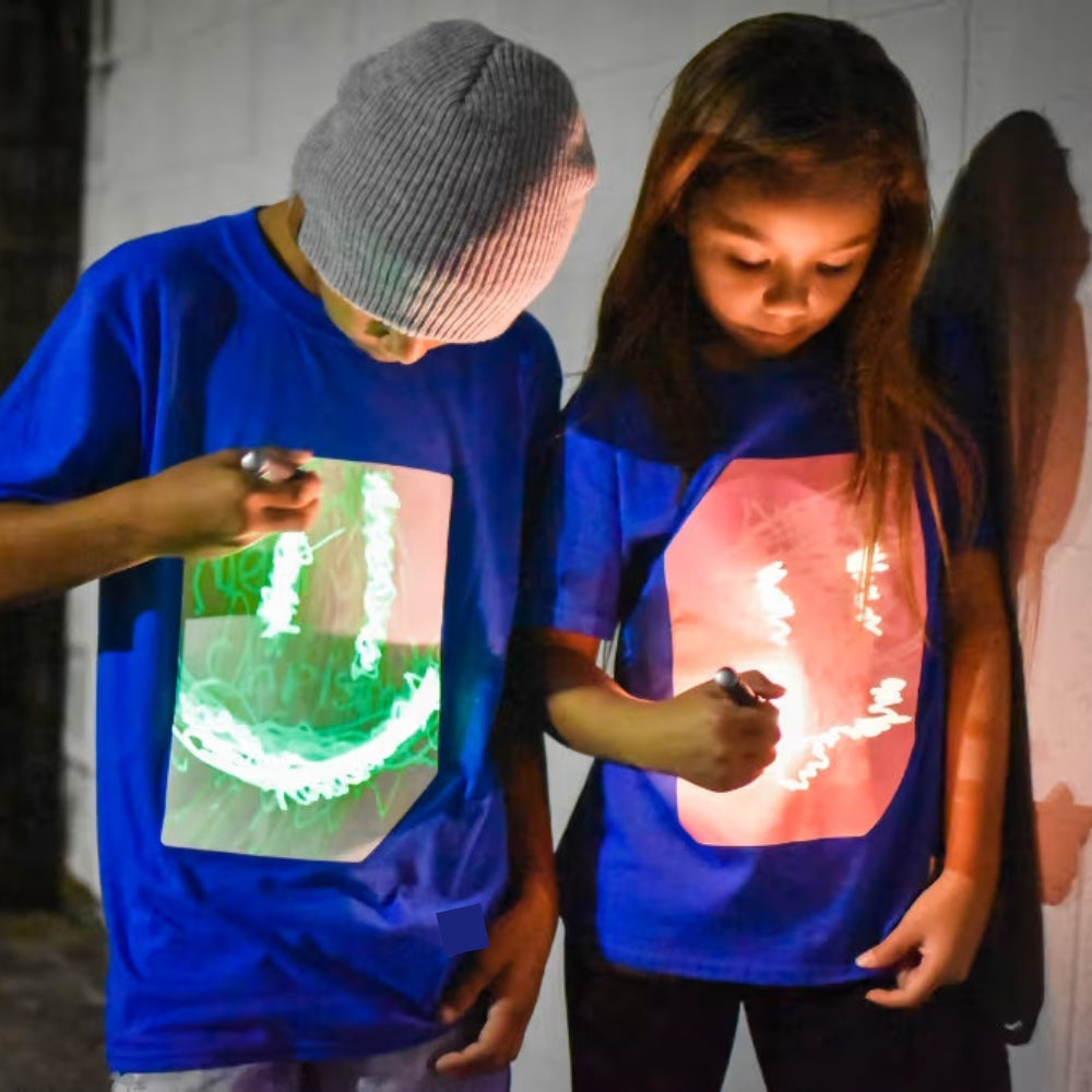 Glow in the Dark Interactive T shirt for Parties, Birthdays & More