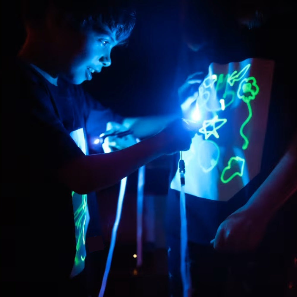 Glow in the Dark Interactive T shirt for Parties, Birthdays & More