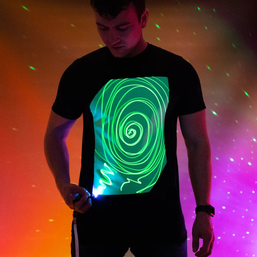 Glow in the Dark Interactive T shirt for Parties, Birthdays & More