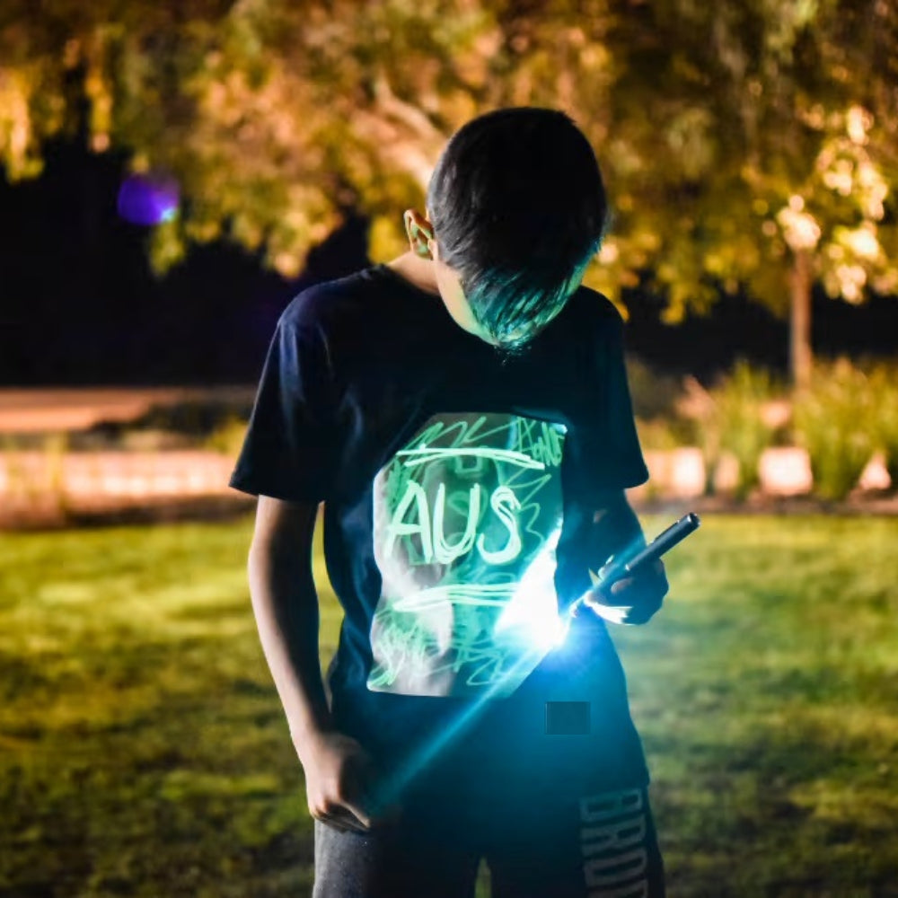 Glow in the Dark Interactive T shirt for Parties, Birthdays & More